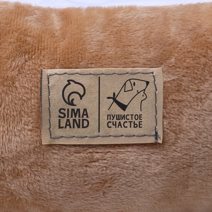 Лежанка с бортиком «Рыжик» 45х38х22 см Лежанка с бортиком «Рыжик» 45х38х22 см