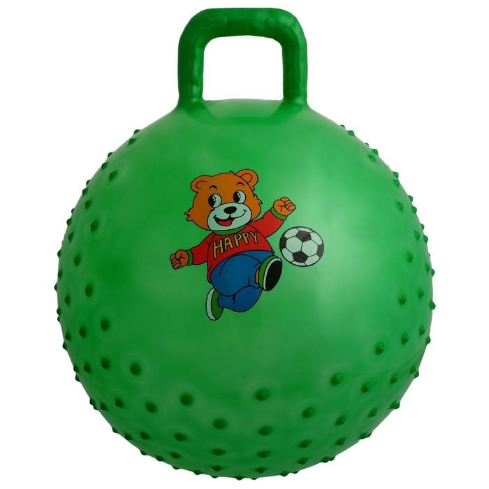 Мяч-прыгун с ручкой «Сказочные истории», массажный, d=45 cм, 350 г, цвета МИКС Мяч-прыгун с ручкой «Сказочные истории», массажный, d=45 cм, 350 г, цвета МИКС