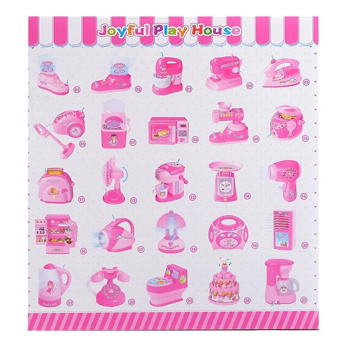 Игровой набор бытовой техники «Мой дом»: холодильник, миксер, термопот, блендер, цвета МИКС Игровой набор бытовой техники «Мой дом»: холодильник, миксер, термопот, блендер, цвета МИКС