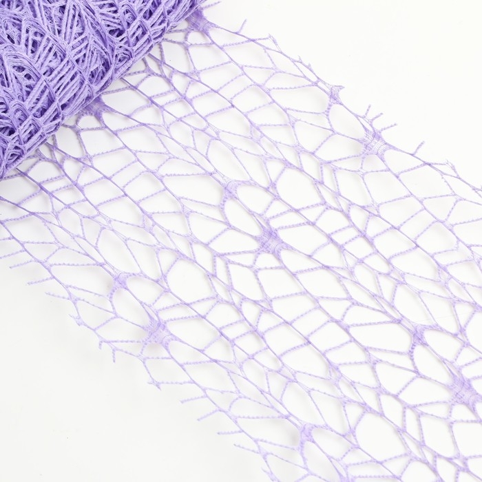 Сетка для творчества  Сетка для творчества "Паутинка. Сиреневая" намотка 4,5 м 6х6х14 см