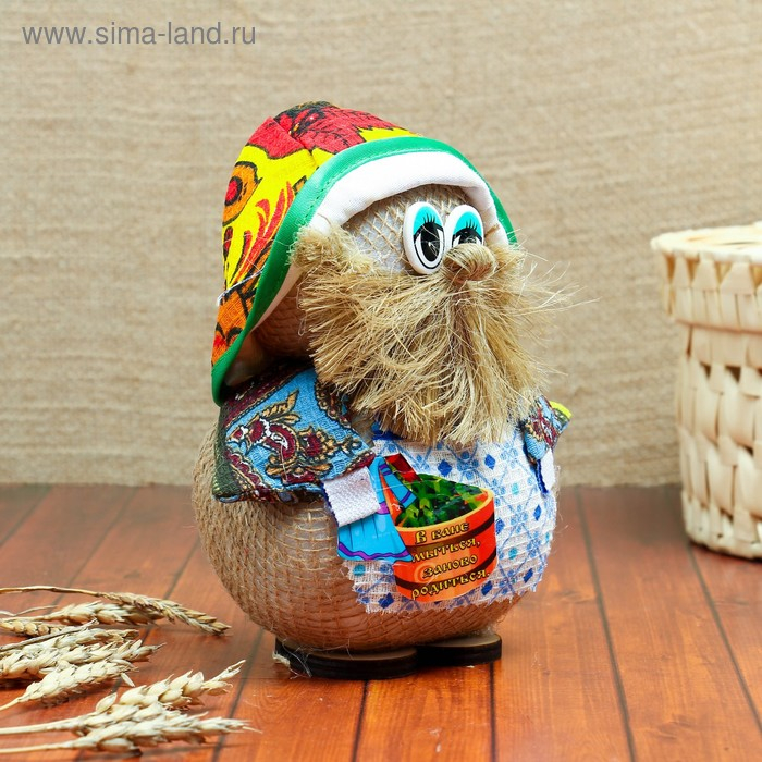 Оберег «Домовой Нафаня Банщик», 15 см, микс Оберег «Домовой Нафаня Банщик», 15 см, микс