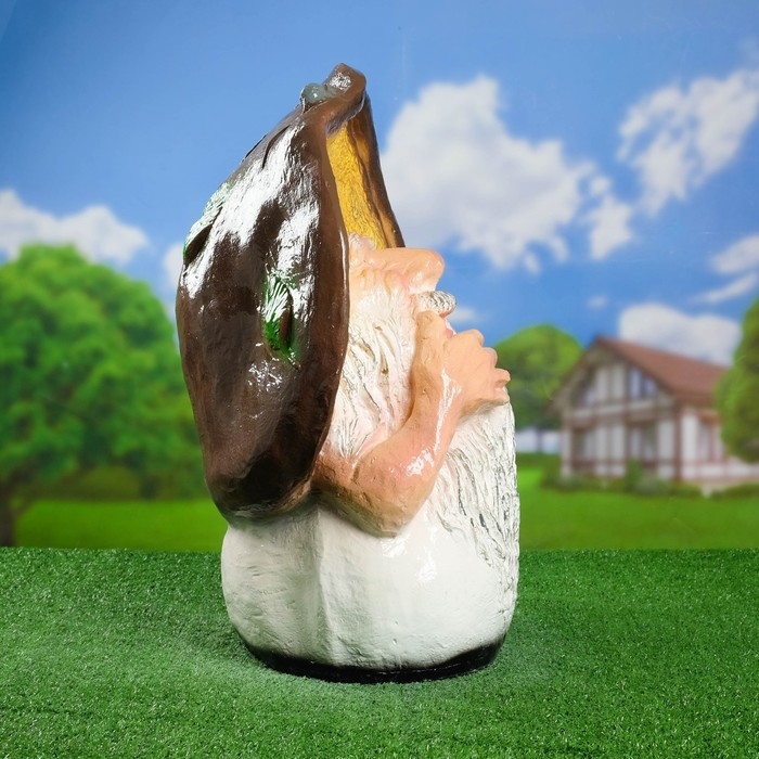 Садовая фигура  Садовая фигура "Гриб Старик боровик" огромный 64х46см