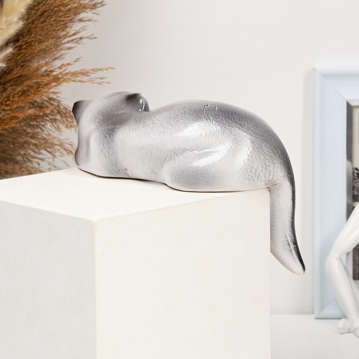 Фигура Фигура "Котенок Васька" 14х19см, серый