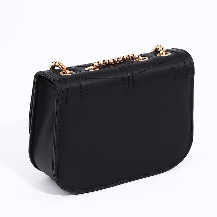 Сумка-мессенджер на застёжке, цвет чёрный Сумка-мессенджер на застёжке, цвет чёрный