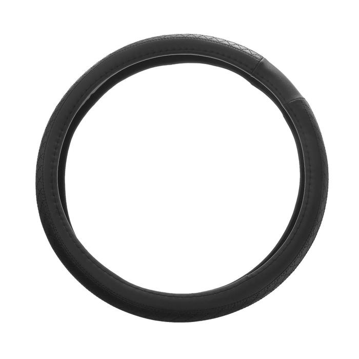 Оплетка на руль Nova Bright спонжевая, чёрная, размер M Оплетка на руль Nova Bright спонжевая, чёрная, размер M