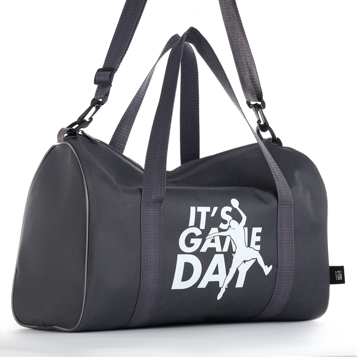 Сумка спортивная мужская, TEXTURA, маленький размер, цвет серый Сумка спортивная мужская, TEXTURA, маленький размер, цвет серый