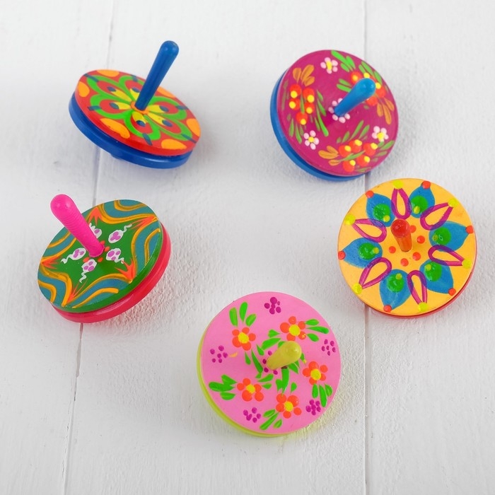 Волчок двойной большой Волчок двойной большой "Расписной", МИКС