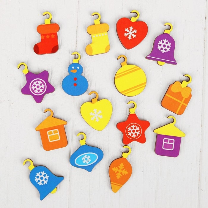 Новогодняя развивающая игрушка «Новый год! Ёлочка» нарядная 15 х 20 см Новогодняя развивающая игрушка «Новый год! Ёлочка» нарядная 15 х 20 см