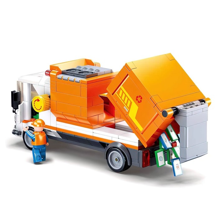Конструктор Город &laquo;Мусоровоз с боковой загрузкой&raquo;, 326 деталей