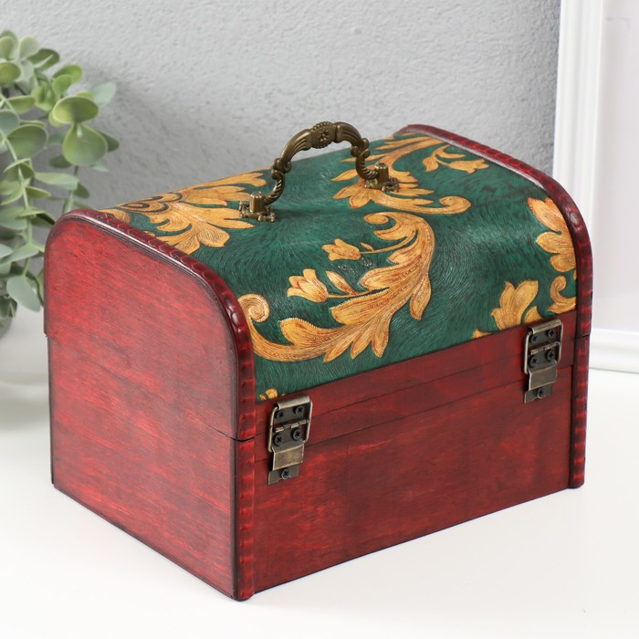 Шкатулка дерево сундучок(набор3 шт) Шкатулка дерево сундучок(набор3 шт)"Искусство"19,5х14,5х12см,15х10,5х9см,10х6х7см