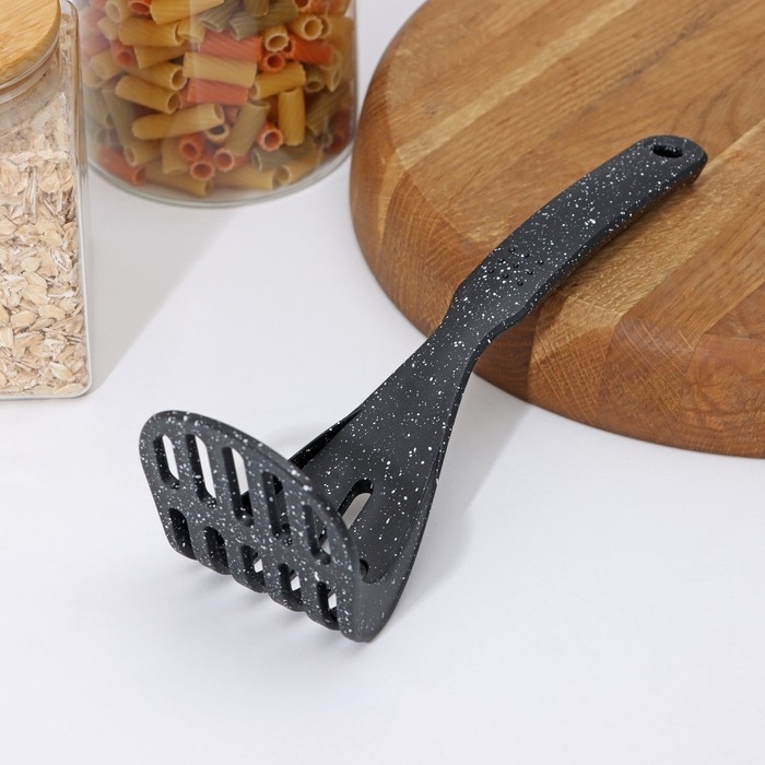 Толкушка Доляна «Мрамор», 24 см Толкушка Доляна «Мрамор», 24 см