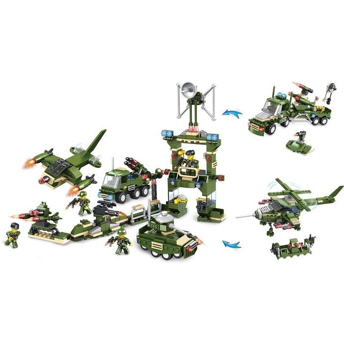 Конструктор Военные «Боевая часть», 805 деталей Конструктор Военные «Боевая часть», 805 деталей