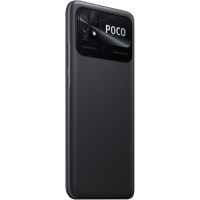 Смартфон Xiaomi POCO C40 RU, 6.71'', IPS, 4 Гб, 64 Гб, 13 Мп, 5 Мп, 6000 мАч, IP52, черный