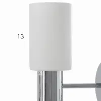 Бра 74535/1W, 1x40Вт, E14, цвет хром