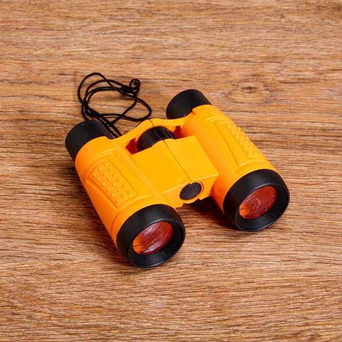 Бинокль 4х, детский, пластик, резина, микс, 10х11 см Бинокль 4х, детский, пластик, резина, микс, 10х11 см