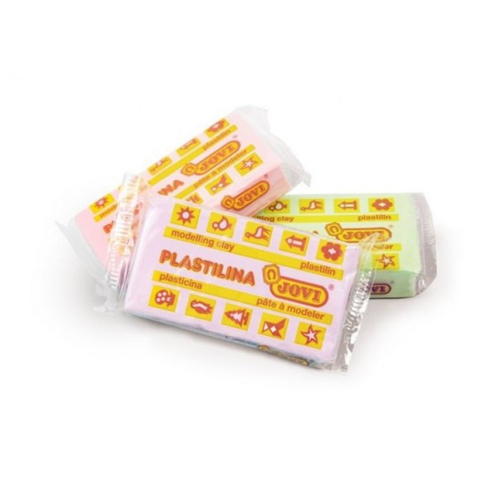 Пластилин на растительной основе 6 цветов, 300 г, JOVI, пастельная палитра. картон, ДЛЯ МАЛЫШЕЙ Пластилин на растительной основе 6 цветов, 300 г, JOVI, пастельная палитра. картон, ДЛЯ МАЛЫШЕЙ