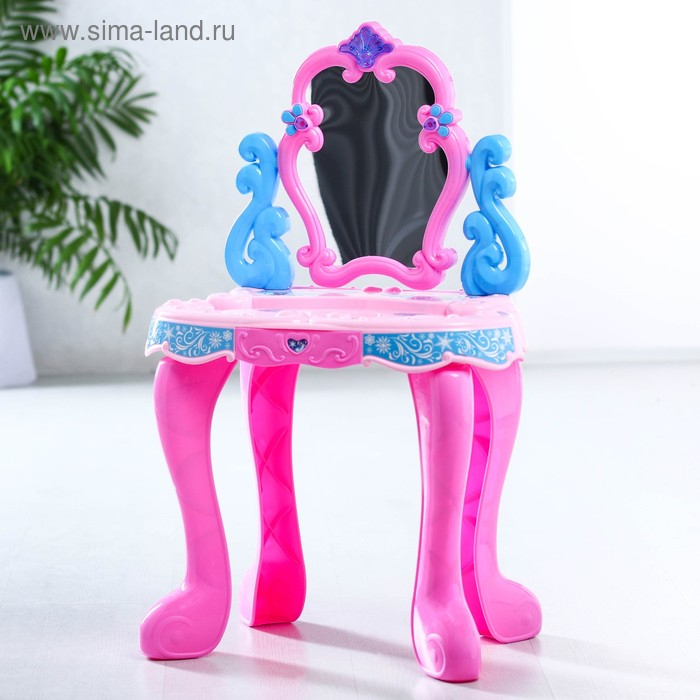 Игровой набор «Столик с зеркалом», Холодное сердце, свет, звук, 14 предметов, высота 60 см Игровой набор «Столик с зеркалом», Холодное сердце, свет, звук, 14 предметов, высота 60 см