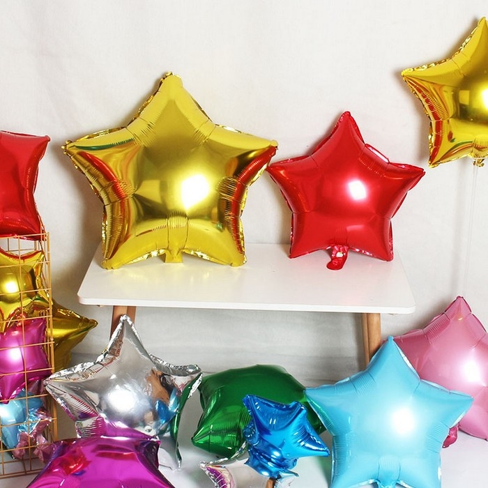 Шар фольгированный 24" &laquo;Звезда&raquo;, цвет золотой