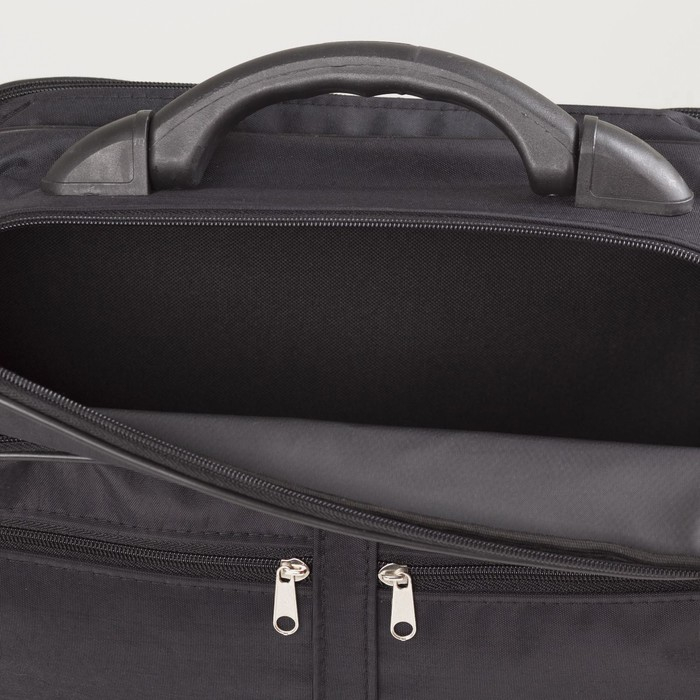 Сумка мужская «ЗФТС», цвет чёрный Сумка мужская «ЗФТС», цвет чёрный