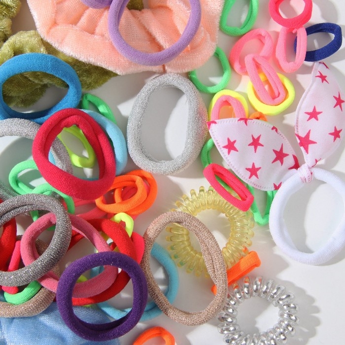 Резинки для волос , набор «Beauty позитив», 33 шт. Резинки для волос , набор «Beauty позитив», 33 шт.