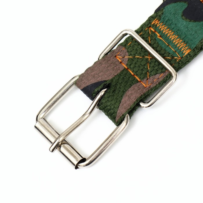 Ошейник брезентовый однослойный Ошейник брезентовый однослойный "Камуфляж", 58 х 2,5 см