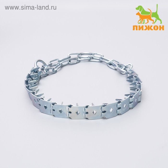 Ошейник строгий пластинчатый, цинк, 50 х 2,3 см Ошейник строгий пластинчатый, цинк, 50 х 2,3 см