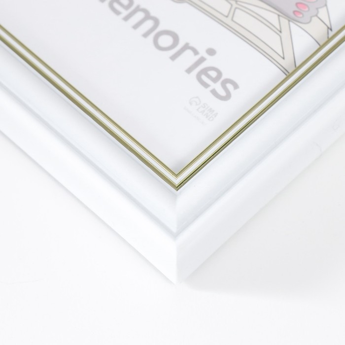 Фоторамка пластик Фоторамка пластик "Арона" 10x15 см, белый