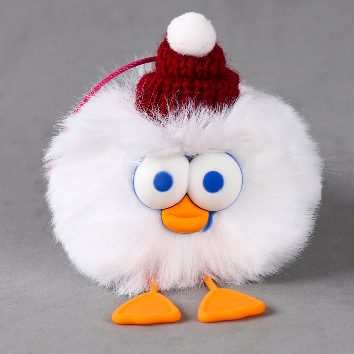 Брелок «Птенчик», в шапочке, 8 см, цвет МИКС Брелок «Птенчик», в шапочке, 8 см, цвет МИКС