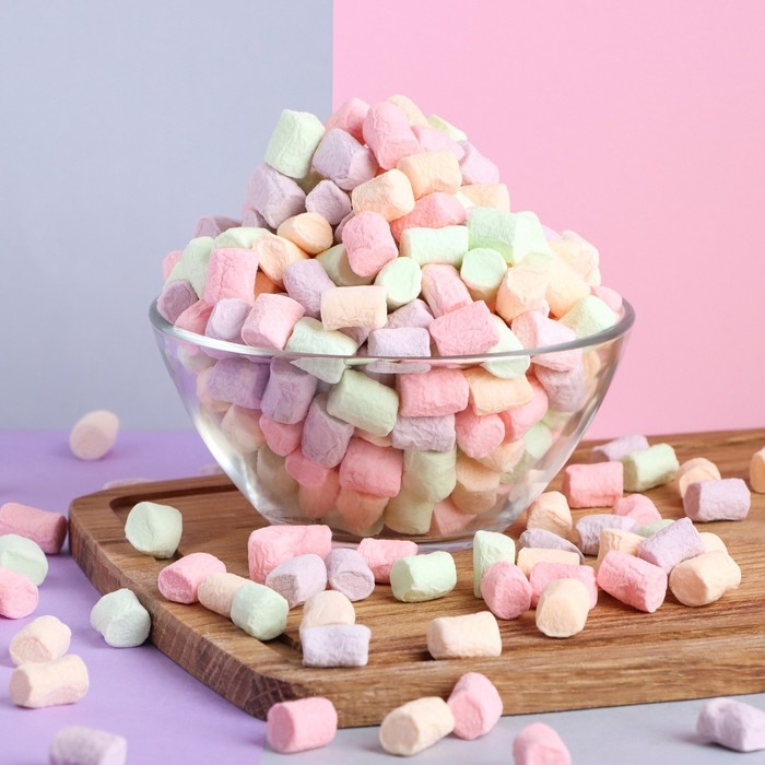Маршмеллоу Guandy (Гуанди) мини, цветной фруктовый, 200 г Маршмеллоу Guandy (Гуанди) мини, цветной фруктовый, 200 г