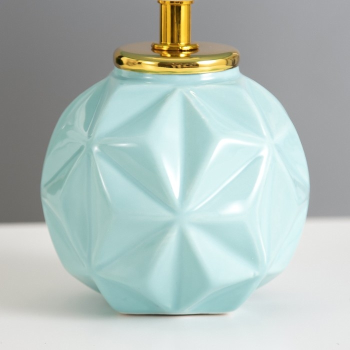 Настольная лампа Настольная лампа "Джулиус" Е14 40Вт лазурный 13х13х25 см RISALUX