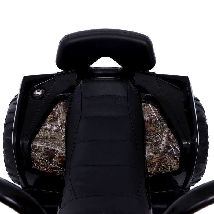 Электромобиль «Квадроцикл», EVA колёса, кожаное сидение, цвет чёрный Электромобиль «Квадроцикл», EVA колёса, кожаное сидение, цвет чёрный