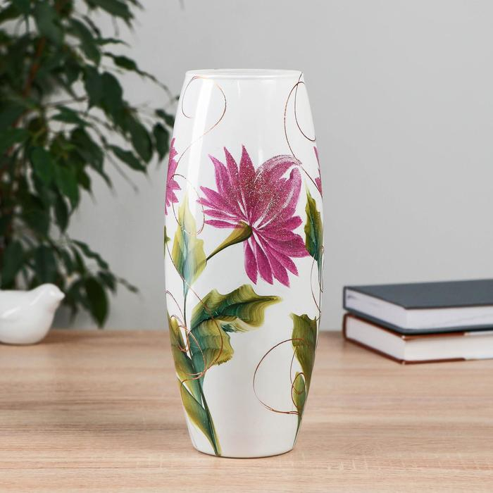 Ваза Ваза "Цветы лета" d-7.5см, 26 х10 см