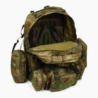 Рюкзак тактический "Storm tactic" мужской, стропы MOLLE, подсумки, 50 л, камуфляж мох