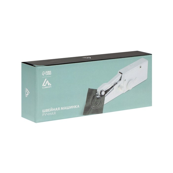 Швейная машина Luazon LSH-01, 4 Вт, портативная, 4хАА (не в комплекте), белая