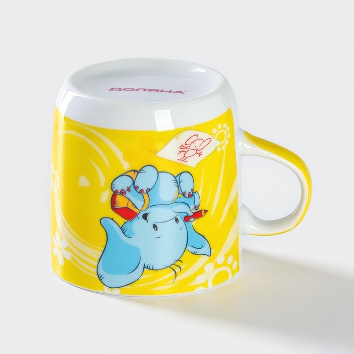 Набор детской посуды из керамики Доляна «Слонёнок», 3 предмета: кружка 230 мл, миска 400 мл, тарелка d=18 см Набор детской посуды из керамики Доляна «Слонёнок», 3 предмета: кружка 230 мл, миска 400 мл, тарелка d=18 см