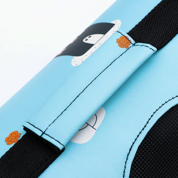 Сумка - переноска для животных  Сумка - переноска для животных "Путешественник", голубая, размер M, 40 х 21 х 27 см