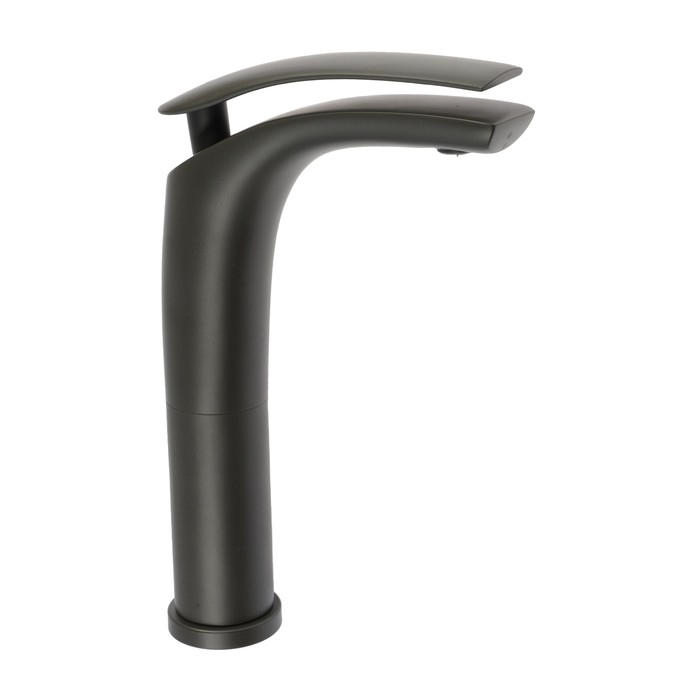 Смеситель для раковины ZEIN Z3797, дизайнерский, однорычажный, картридж 35 мм, графит Смеситель для раковины ZEIN Z3797, дизайнерский, однорычажный, картридж 35 мм, графит