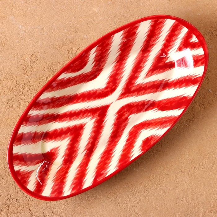 Селёдочница Риштанская Керамика  Селёдочница Риштанская Керамика "Атлас", 24 см