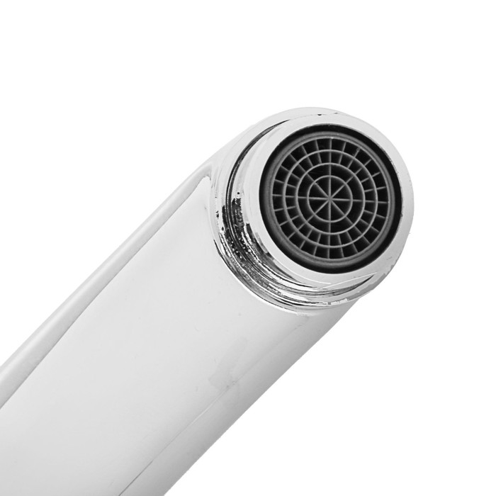 Смеситель для кухни Accoona A4119, с набором цветных накладок на ручку, латунь, хром Смеситель для кухни Accoona A4119, с набором цветных накладок на ручку, латунь, хром