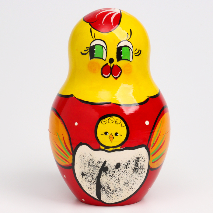 Матрёшка-сказка «Курица-наседка», 11 в 1 Матрёшка-сказка «Курица-наседка», 11 в 1