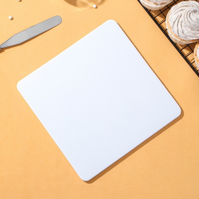 Набор матов для моделирования и сушки цветов из мастики Доляна, 20×20×3,5 см, 2 шт, цвет белый, синий Набор матов для моделирования и сушки цветов из мастики Доляна, 20×20×3,5 см, 2 шт, цвет белый, синий