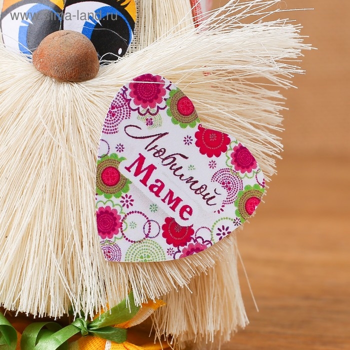 Оберег «Домовой», любимой маме, 10 см, микс Оберег «Домовой», любимой маме, 10 см, микс