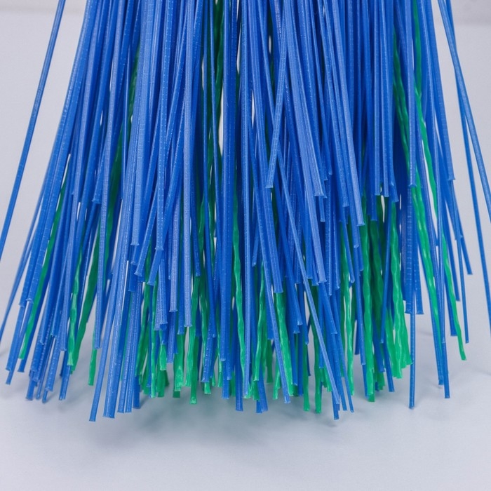 Метла полипропиленовая, круглая, наборная «Усиленная», с черенком, 5 колец, цвет МИКС Метла полипропиленовая, круглая, наборная «Усиленная», с черенком, 5 колец, цвет МИКС