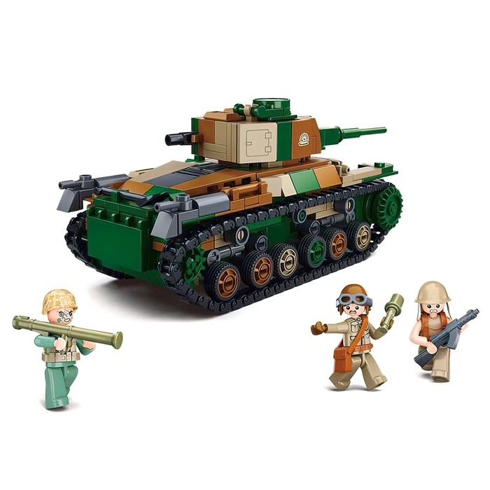 Конструктор Армия «Танк», 2 варианта сборки, 563 детали Конструктор Армия «Танк», 2 варианта сборки, 563 детали
