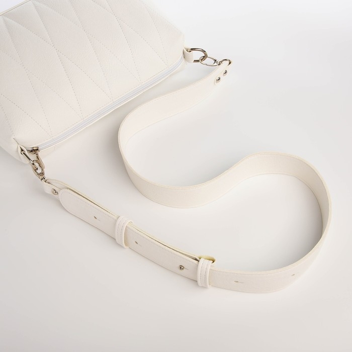 Сумка женская через плечо TEXTURA , средний размер, цвет белый Сумка женская через плечо TEXTURA , средний размер, цвет белый