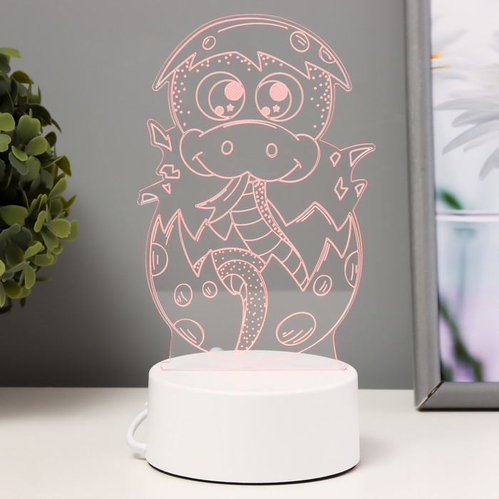 Светильник Светильник "Змейка" LED RGB от сети 8,5х9,5х14 см