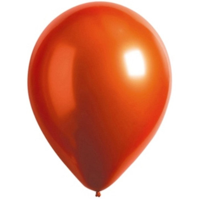 Шар латексный 12 Шар латексный 12" Хром Сатин, янтарный, набор 5 шт.
