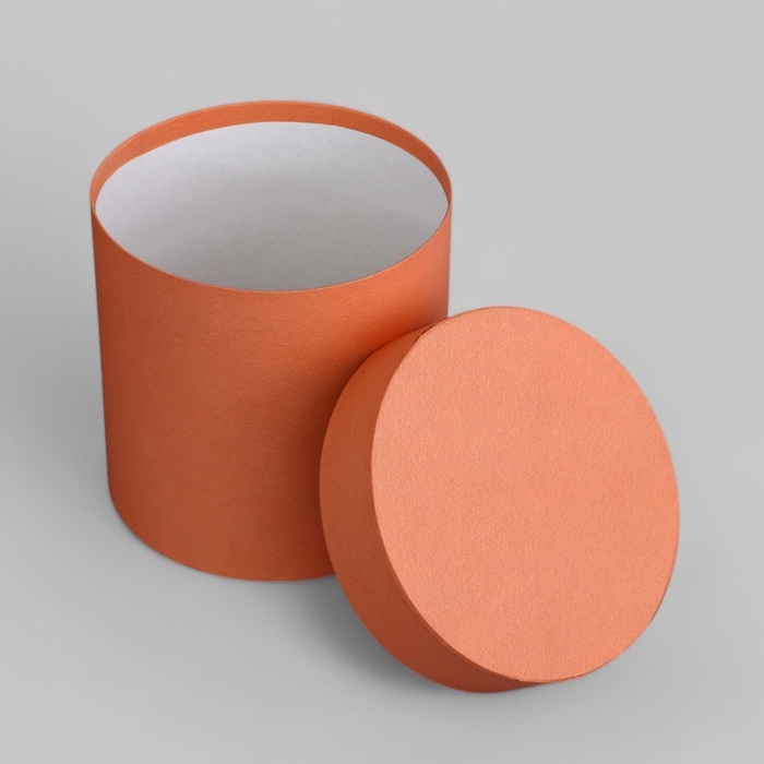 Набор шляпных коробок 3 в 1 оранжевый, 21 х 20 - 16 х 17 см Набор шляпных коробок 3 в 1 оранжевый, 21 х 20 - 16 х 17 см