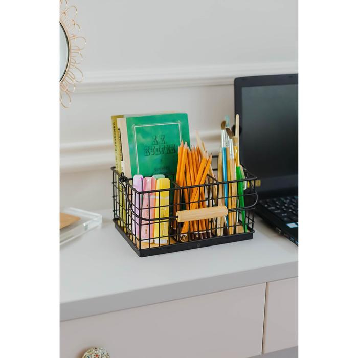 Корзина для мелочей Доляна «Эстетика», 23,5×16×12 см Корзина для мелочей Доляна «Эстетика», 23,5×16×12 см