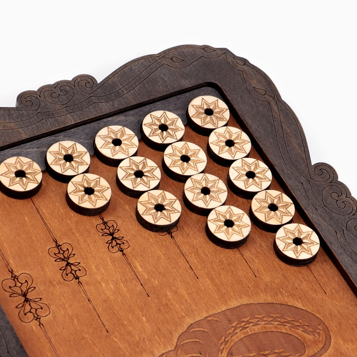 Нарды деревянные большие, резные, настольная игра  Нарды деревянные большие, резные, настольная игра "Змея", 45 х 45 см